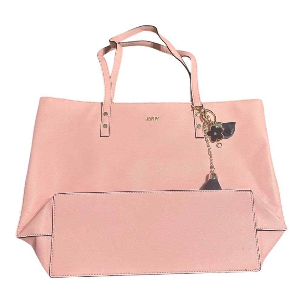 Pink Tote Bag with Charm